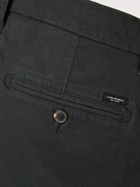 Trousers Chino Elastic in Regular Fit Chicory Coffee