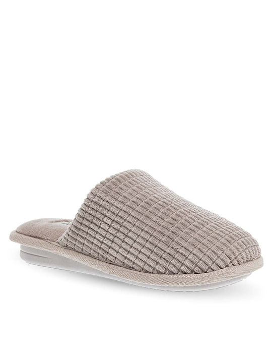 Parex Winter Women's Slippers in Beige color