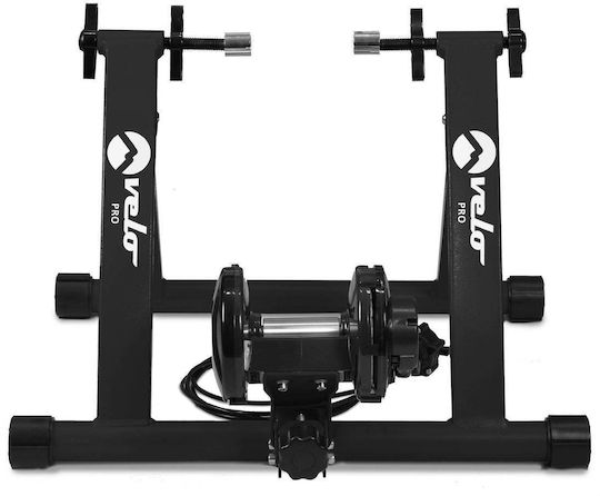 Turbo-Trainer mit variabler Widerstandsmagnetik für Indoor-Fahrräder, Rennräder und Mountainbikes, Schwarz