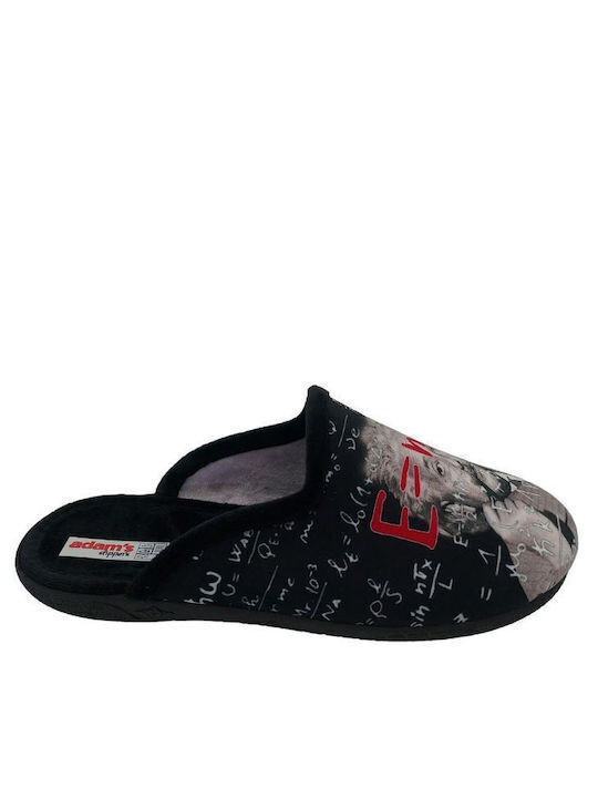 Adam's Shoes Men's Slipper Black