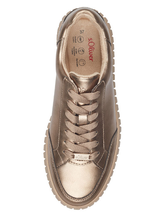 S.Oliver Sneakers Beige Metallic