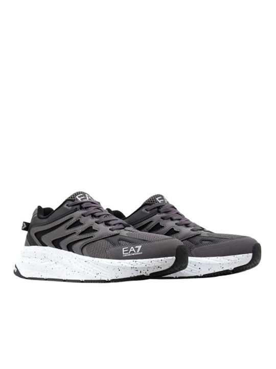 Emporio Armani Sneakers Volc.glass / Blk / Silvr