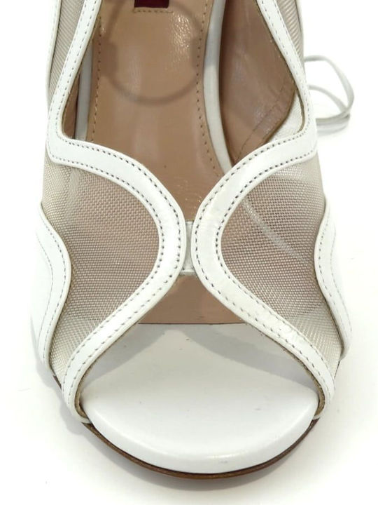 Leather Sandals White