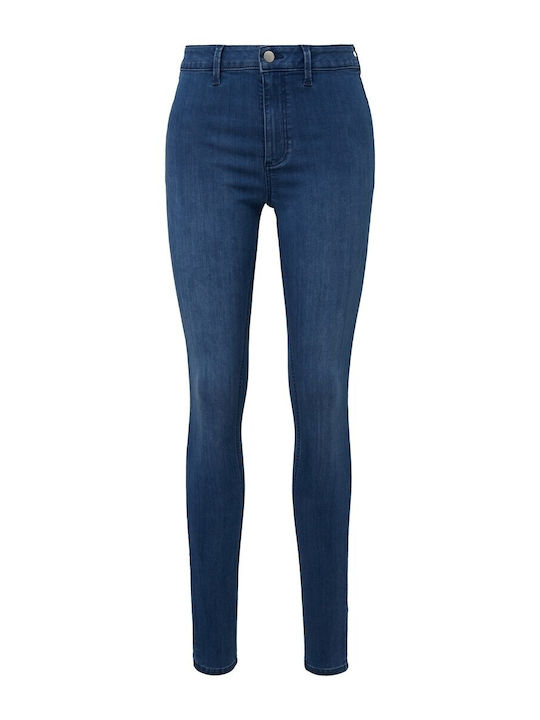 QS Women's Jean Trousers Dark Blue