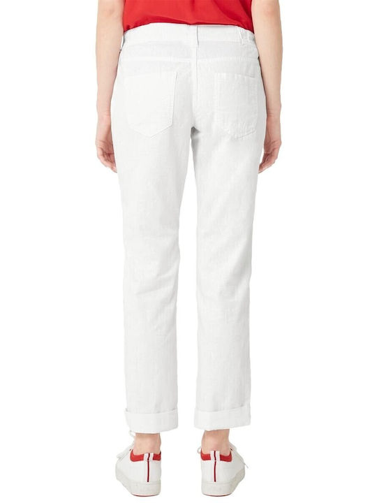 Damen Stoff Hose White