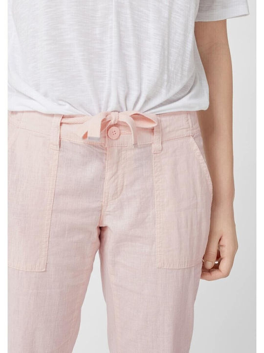 Damen Stoff Hose Pink