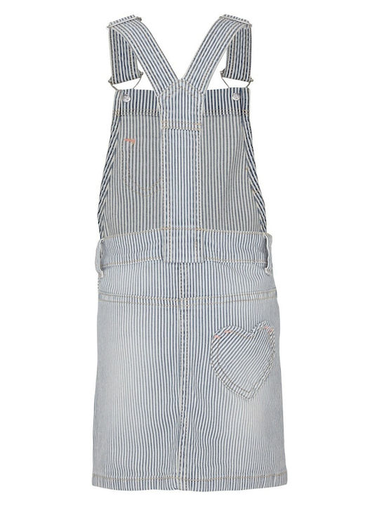 Kinder Latzrock aus Jeans Blau