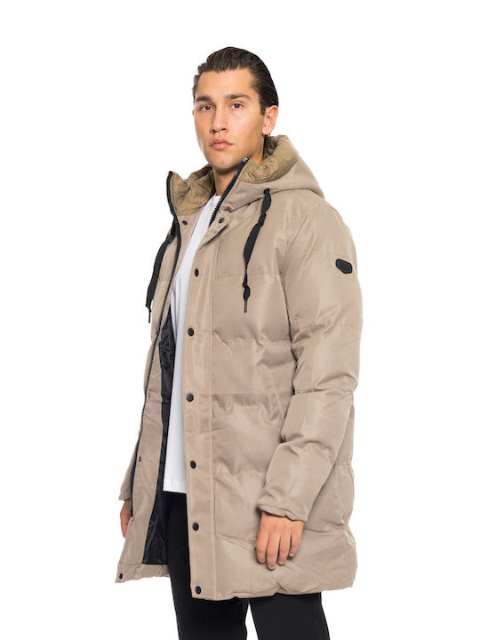 Biston Herren Jacke Lässig Beige