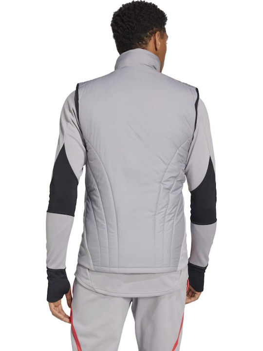 Tiro24 Competition Sleeveless Athletic Jacket Gray