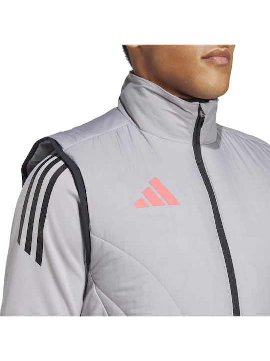 Tiro24 Competition Sleeveless Athletic Jacket Gray