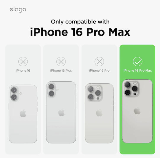 Elago Back Cover Σιλικόνης Μπλε (iPhone 16 Pro Max)