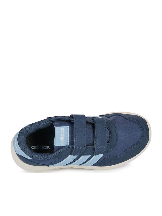 Run 60s Kinder Sneakers mit Klettverschluss Blau