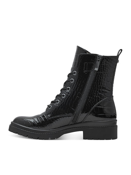 Stiefeletten Damen Black Croco