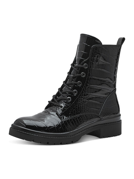 Stiefeletten Damen Black Croco