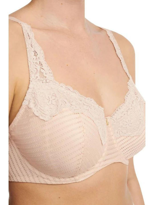 Beige Σουτιέν ohne Polsterung mit Bügel