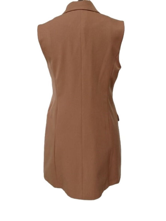 Paranoia Women's Sweater Vest Camel