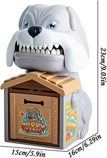 Children's Money Box Plastic Gray
