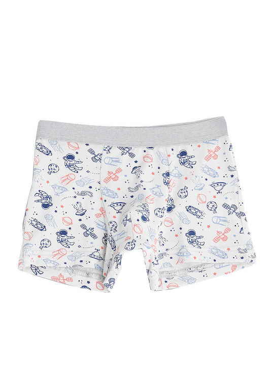 Cotonella Set of Kids' Boxers Blue-grey 3pcs