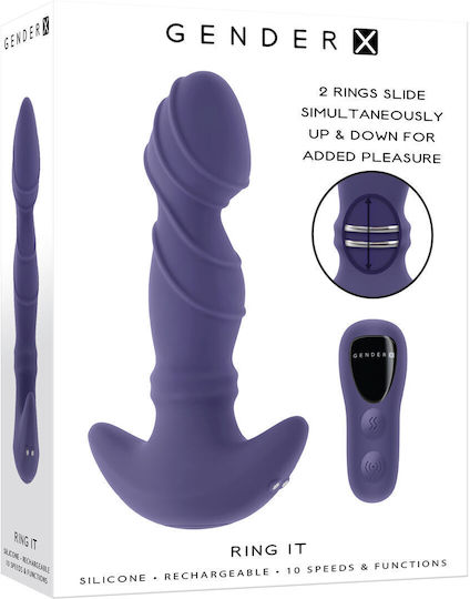 Gender X Mini Δονητής 9.5cm Μωβ