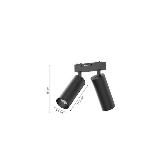 Inlight LED Γραμμικό Φωτιστικό Οροφής Θερμό Λευκό Μ16xΒ4.4xΥ16εκ.