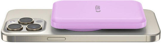 Tech-Protect PB10 Lifemag MagSafe Power Bank 5000mAh Lilac