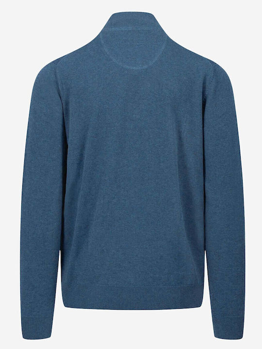 Troyer Long Sleeve Sweater Azure