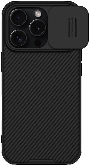 Nillkin Camshield Pro Magnetic Umschlag Rückseite Kunststoff / Silikon 1mm Schwarz (iPhone 17 Pro / iPhone 16 Pro)