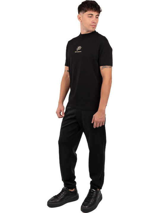 Crewneck T-shirt Μαυρο