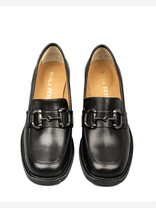 Leather BLOW NERO Medium Heels