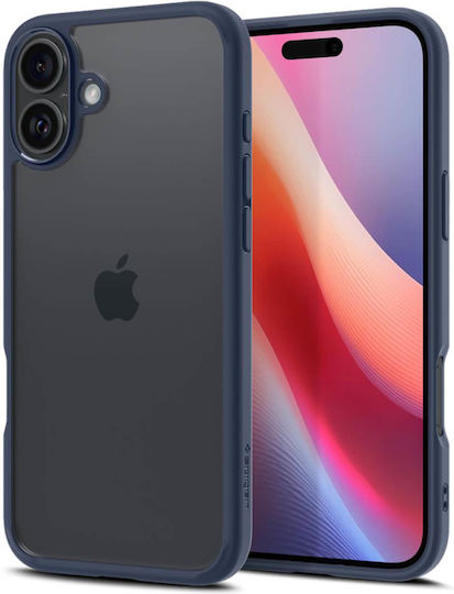 Spigen Ultra Hybrid Back Cover Plastic 2mm Navy Blue (iPhone 16)