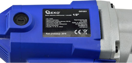 Geko G81051 Schlagschrauber Elektrisch 800W mit Aufnahme 1/2"