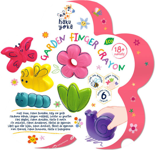 Finger Crayons Garden Set 6 Haku Yoka