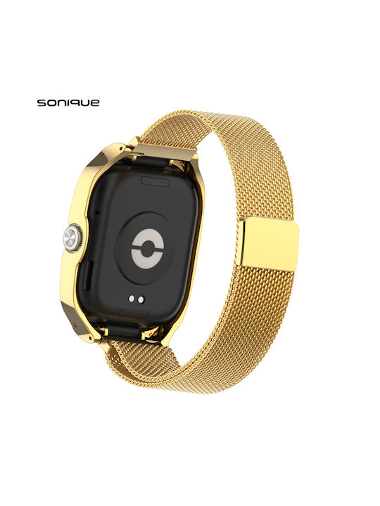 Sonique Strap Stainless Steel Gold (Redmi Watch 4)