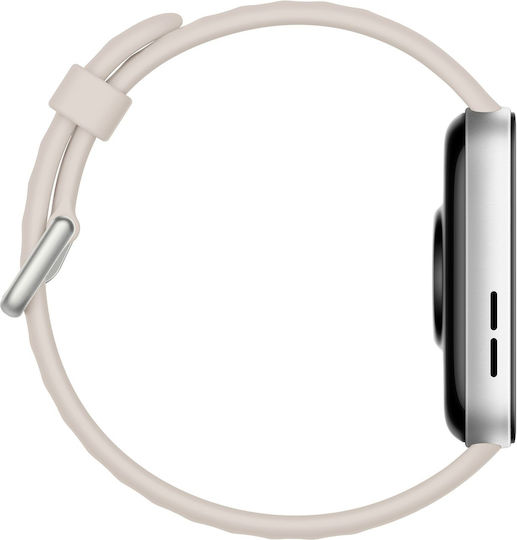 Huawei Watch Fit 3 Aluminium 43mm Αδιάβροχο με Παλμογράφο (Λευκό)