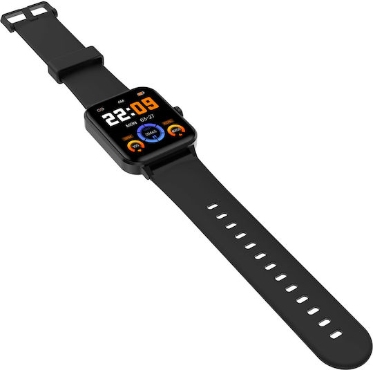 BlackView R30 Smartwatch με Παλμογράφο (Μαύρο)