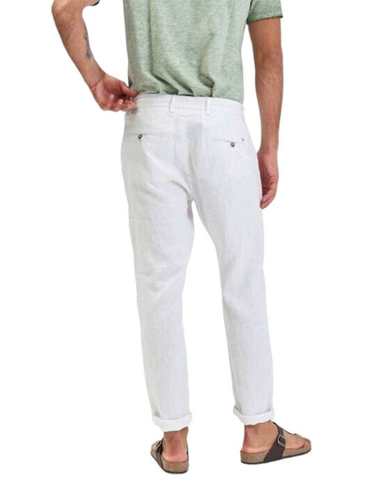 Gianni Lupo Men's Trousers in Slim Fit white