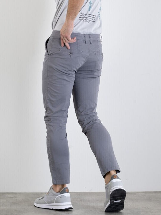 Trousers Chino in Regular Fit Dark Grey