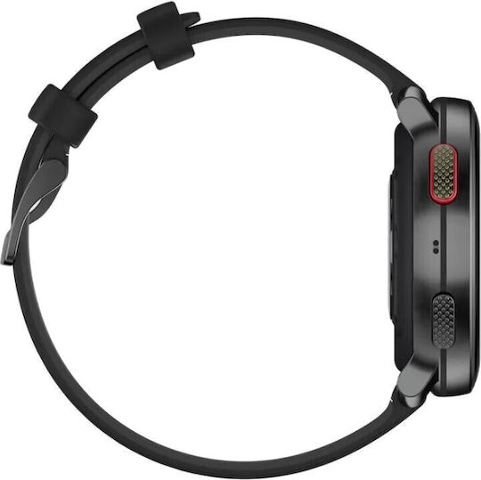 Polar Vantage V3 Aluminium 47mm Waterproof Smartwatch with Heart Rate Monitor (S/L Black Rubber Strap)