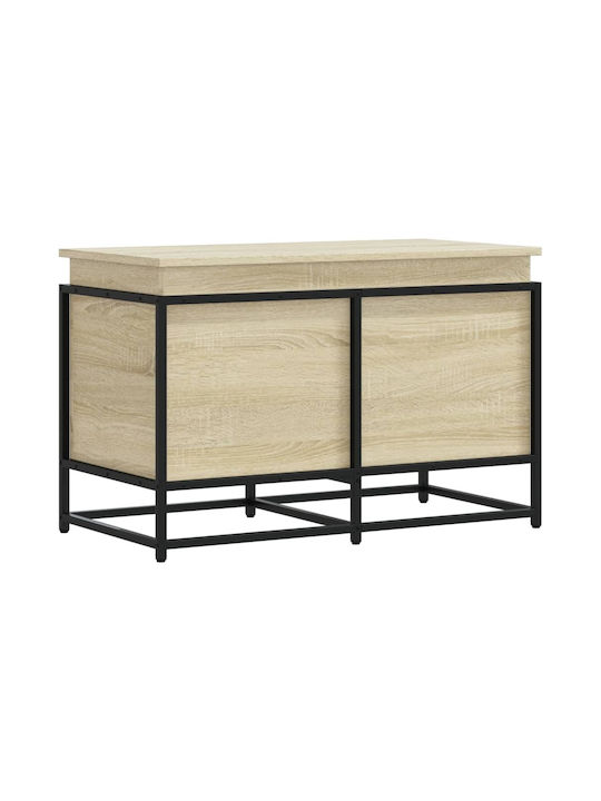 vidaXL Διακοσμητικό Μπαούλο Ξύλινο Καφέ 80x40x51.5εκ.