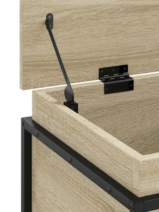 vidaXL Διακοσμητικό Μπαούλο Ξύλινο Καφέ 80x40x51.5εκ.