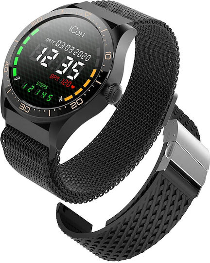 Forever ICON 2 AW-110 42mm Smartwatch (Negru)