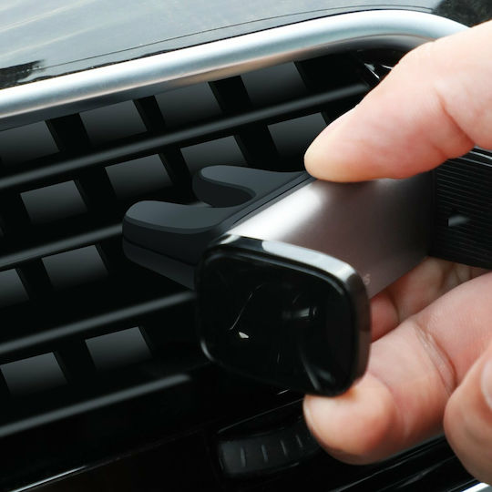 Baseus Cannon Car Mobile Mount 4.7" - 6.5" with Adjustable Hooks Gray