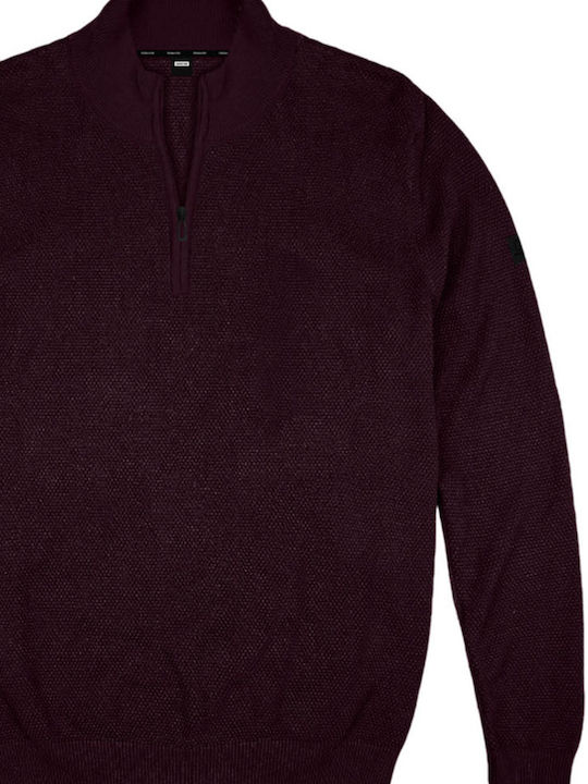 Rebase Men's Long Sleeve Sweater Aubergine