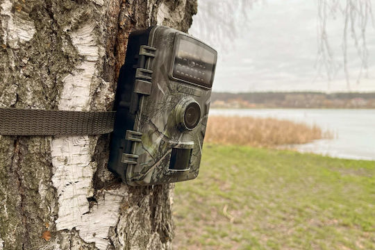 Cameră de Supraveghere Wildcam Technaxx Tx-256 Fullhd 1080p Ecran Color Ips 2" Senzor Pir Ir Ip66 Microsd Microfon Difuzor 8xaa/6v 1.5a Camuflaj