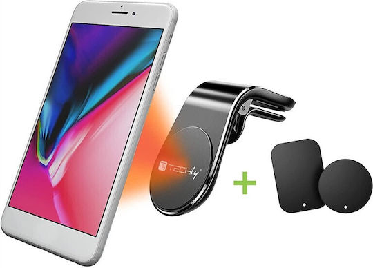 Techly Holder Βasis für Handy im Auto mit Magnet Schwarz