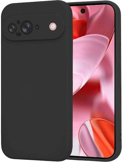 Techsuit Softflex Back Cover Silicone Black (Google Pixel 9 / 9 Pro)