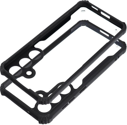 Anti Drop Back Cover Silicone Durable Black (Motorola Edge 50 Fusion)