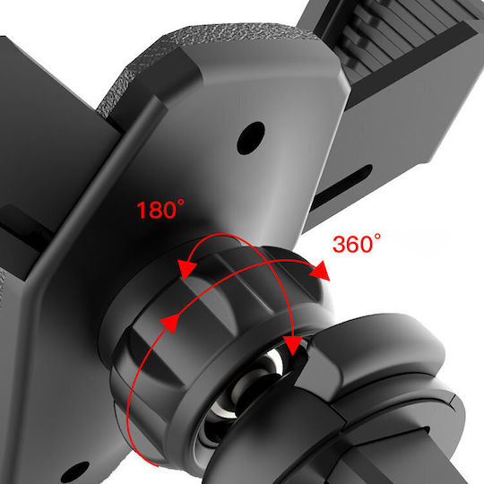 Hurtel YC07 Car Mobile Mount with Adjustable Hooks Black