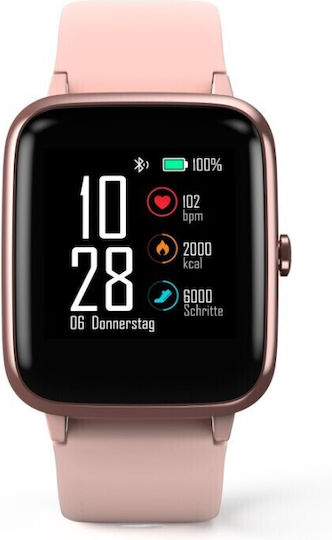 HAMA Fit Watch 5910 Неръждаема стомана с Пулсомер (Rose)