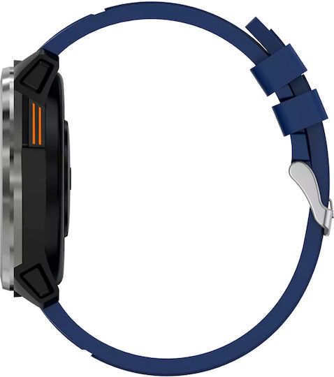 Canyon Maverick Rezistent la apă Smartwatch (Silver Blue)